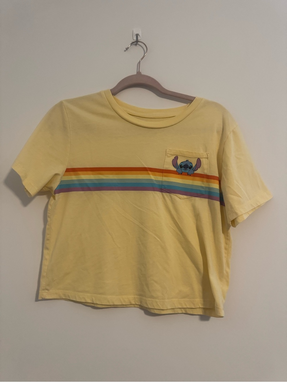 Butter Yellow Stitch Baby Tee